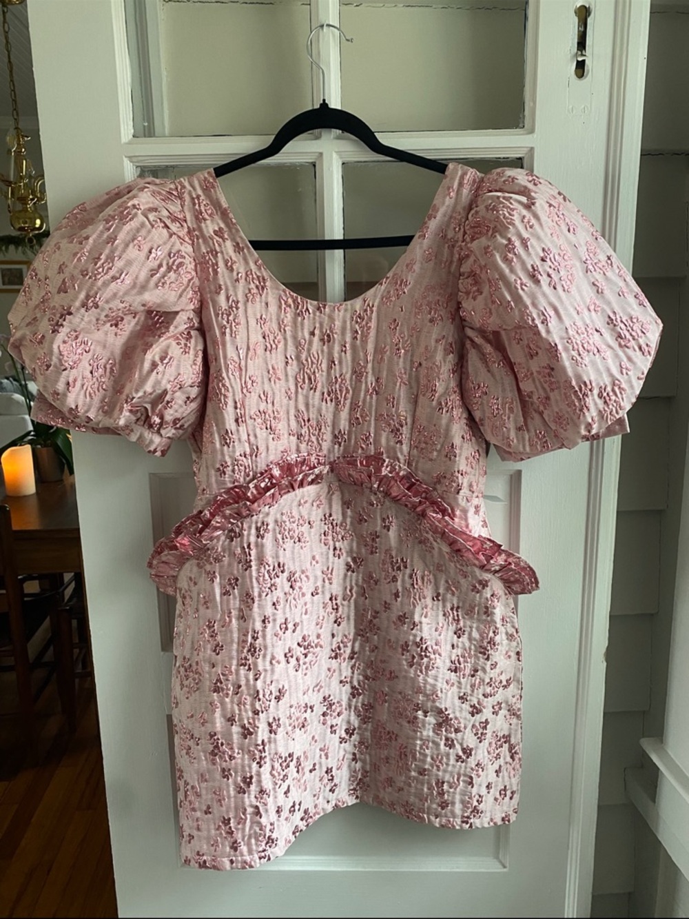 Sister Jane Blush Pink Dress with Pearl Detail